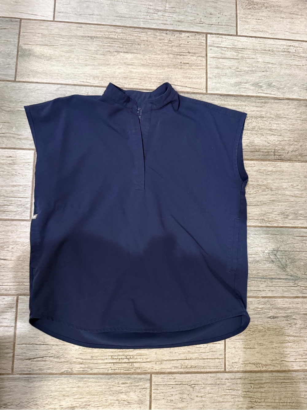Women’s Navy Figs Scrub Tunic Top XS